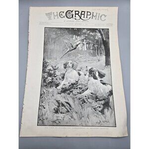 October‎ 4 1890 "The Graphic" Antique Weekly Illustrated Newspaper